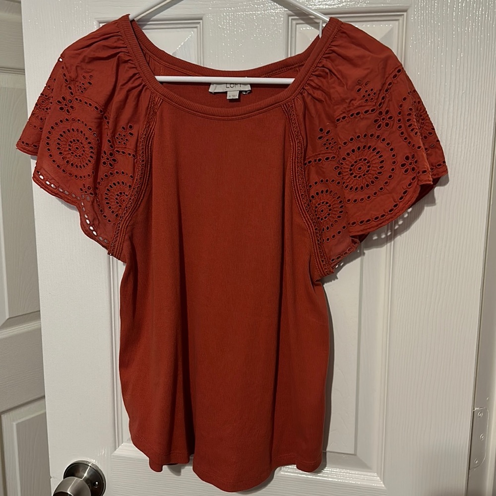Loft puff sleeve tee